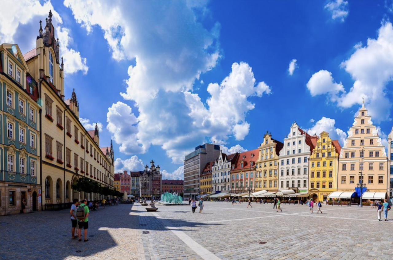 Klimatyczny Apartament Przy Rynku Wrocław Extérieur photo
